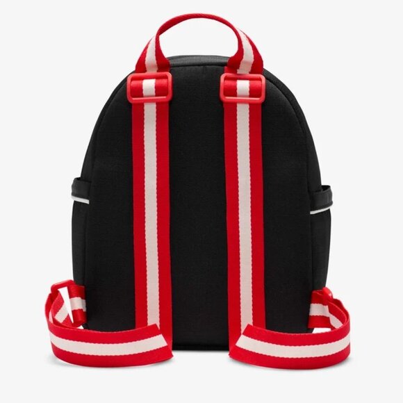 Nike Sportswear Futura 365 Mini Backpack 6L Black Red Sail